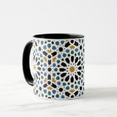 Tasse marocaine de conception de tuile (Devant gauche)