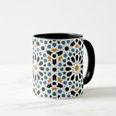 Tasse marocaine de conception de tuile (Devant droit)