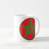Tasse marocaine de drapeau (Devant droit)