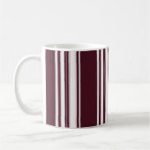 Tasse marron de rayures (Gauche)