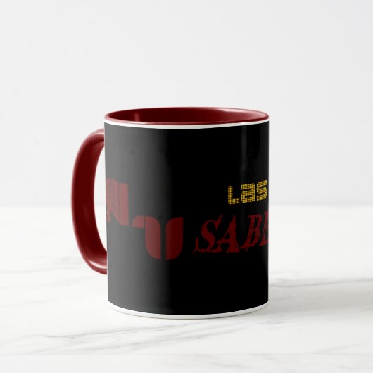 Tasse Marron des Sabercats de Las Vegas (Devant gauche)