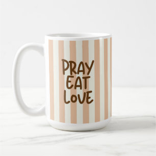 Tasse marron lettre amoureux du café chrétien Cozy