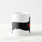 Tasse masculine d'amoureux de teckel (Centre)