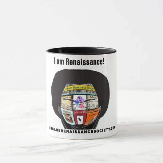 Tasse masculine de Cofffe de la Renaissance (Centre)