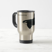 Tasse masculine de voyage d'épaulard (Devant gauche)