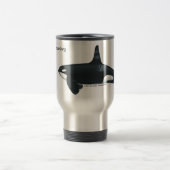 Tasse masculine de voyage d'épaulard (Centre)