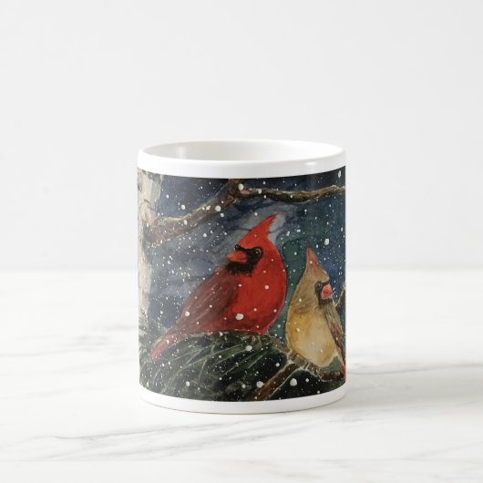 Tasse masculine et femelle d'hiver de Milou de (Centre)