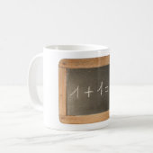 Tasse mathématique de leçons d'Ardoise 04 (Devant gauche)