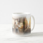 Tasse Matin Calme Après Rupture Solitaire (Devant droit)