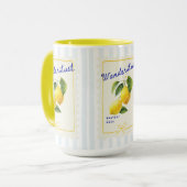 Tasse Matin Citron Envie de Voyager (Devant gauche)