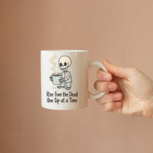 Tasse Matin Drôle de Squelette
