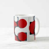 🔴 Tasse Matin Géométrique Abstrait 🔴 (Devant droit)