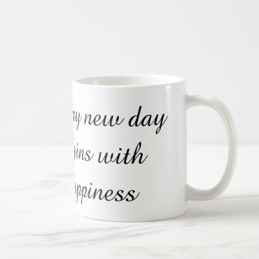Tasse Matinale Positive (Droite)