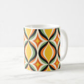Tasse Matinée Vagues Dorées Rétro (Devant droit)