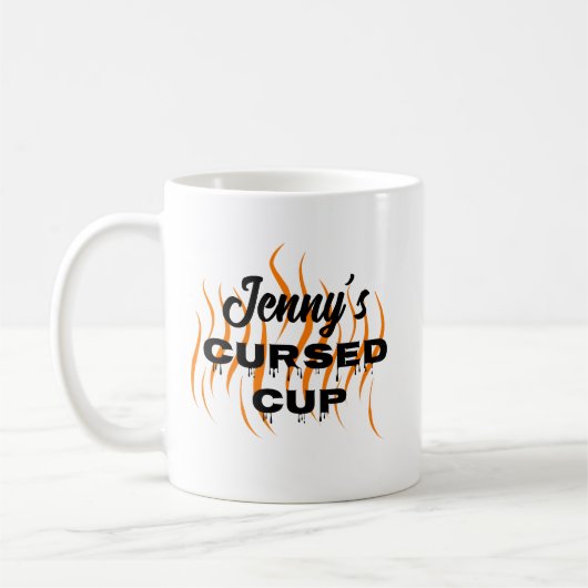 Tasse maudite drôle d'Halloween (Gauche)