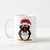 Tasse mauvaise de Noël de pingouin (Gauche)