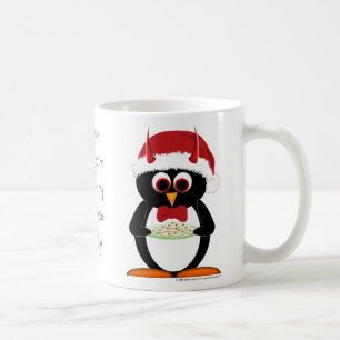 Tasse mauvaise de Noël de pingouin