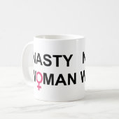 Tasse méchante de vote de femme (Devant gauche)
