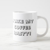 Tasse méchante d'extra large de café (Droite)