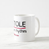 Tasse Médicale d'humour d'asystolie (Devant droit)