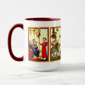 Tasse médiévale de scènes (Gauche)