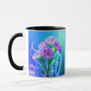 Tasse Méduse Ortie et Fleurs