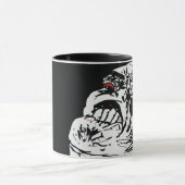 Tasse méga de Coffe de visage de rage (Centre)