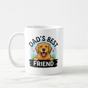 Tasse Meilleur Ami Papa Chien Retriever Dore
