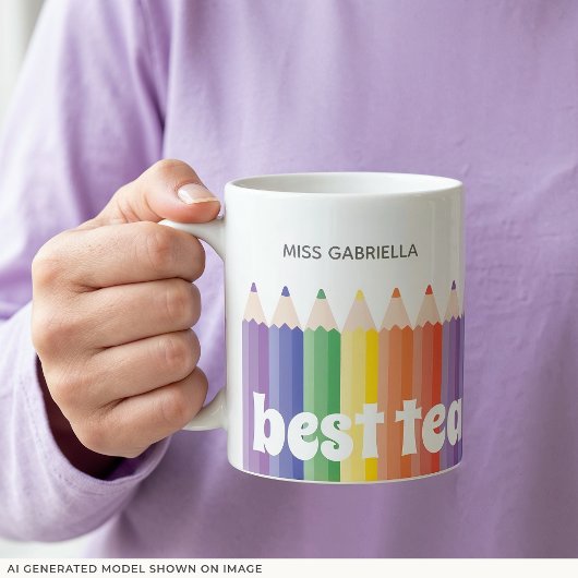 Tasse Meilleur Enseignant Appréciation Enseignant 