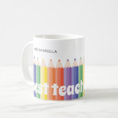 Tasse Meilleur Enseignant Appréciation Enseignant (Devant gauche)