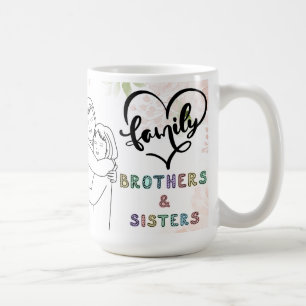 Tasse Meilleur Frère avec Message d'Amour Sincère