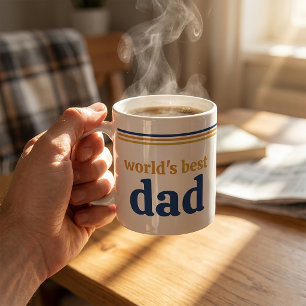 Tasse Meilleur Papa du Monde Cadeau de Fête des