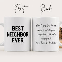 Tasse Meilleur Voisin Merci Ever