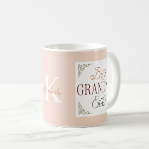 Tasse Meilleure Grand-Mère Personnalisée avec Mono