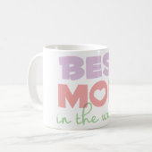 Tasse Meilleure Maman du Monde (Devant gauche)