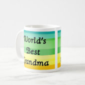 tasse Meilleure Mamie du monde (Devant gauche)