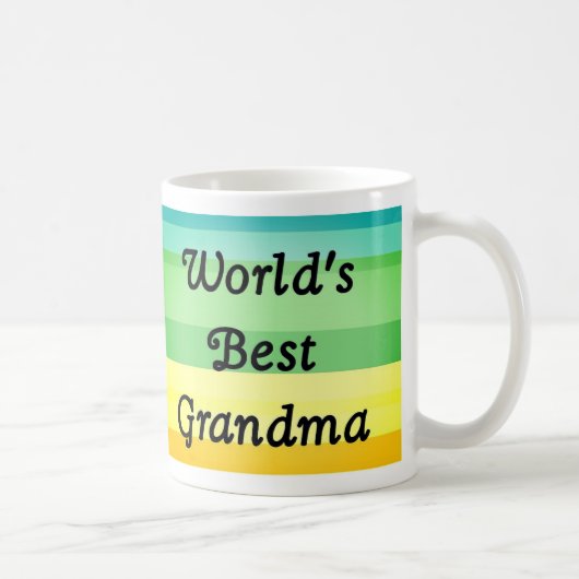 tasse Meilleure Mamie du monde (Droite)