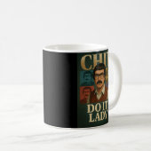 Tasse Mème 'Fais-le, Dame' – Parodie de Rosie la R (Devant droit)