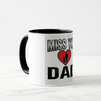 Tasse Mémorial Papa Tu Me Manques | Tribute Émotio