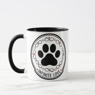 Tasse Mémorielle Empreinte de Patte Amour Infini p