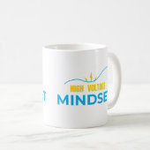 Tasse Mentalité Haute Tension - Conception de moti (Devant droit)