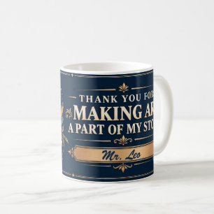 Tasse « Merci d'avoir fait de l'art une partie de