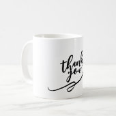 Tasse Merci ☕ | Un petit cadeau avec une grande gr (Devant gauche)
