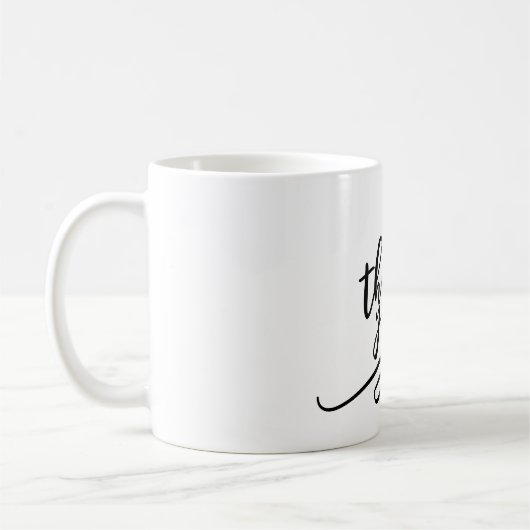 Tasse Merci ☕ | Un petit cadeau avec une grande gr (Gauche)