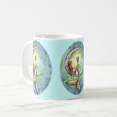 Tasse Mermaid Moon Coffee par Molly Harrison (Devant gauche)