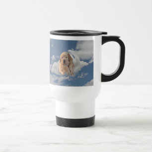 Tasse merveilleuse de voyage de chiot de golden