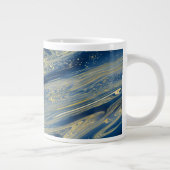 Tasse métallisée spéciale bleu et or (Droite)