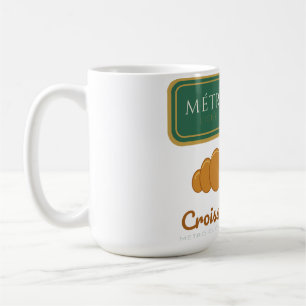 Tasse Métro Fermé Croissant Ouvert Drôle du Métro 