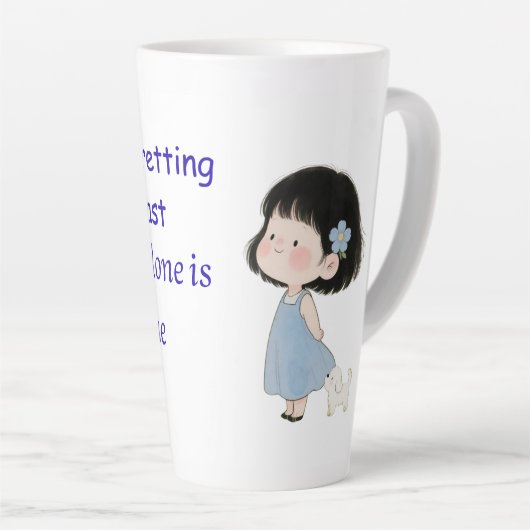 tasse mignonne (Angle droit)