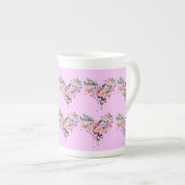 tasse mignonne avec des coeurs (Devant droit)